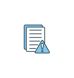 Document Warning Icon With Exclamation