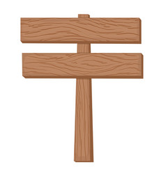 Wooden Banner Or Sign Post Board