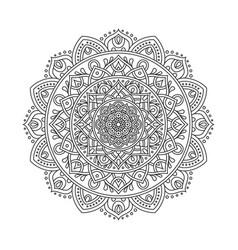 Circular Pattern Mandala Art Decoration Elements