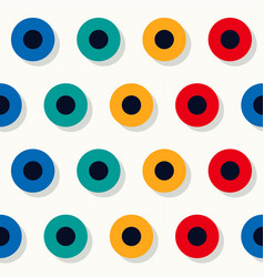 Abstract Bauhaus Circles Pattern Minimal