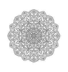 Circular Pattern Mandala Art Decoration Elements