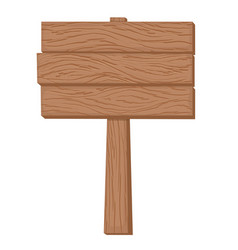 Wooden Banner Or Sign Post Board