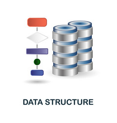 Data Structure Icon 3d From Science