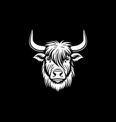 Highland Cow - Minimalist And Simple Silhouette