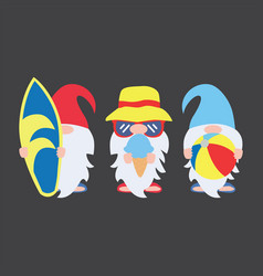 Summer Gnomes T Shirt Design