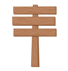 Wooden Banner Or Sign Post Board