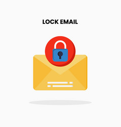 Email Lock Flat Icon