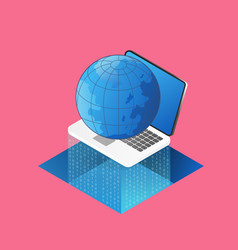 Computer Technology World 3d Isometric