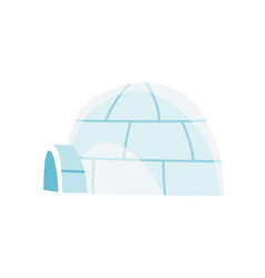 Iced Igloo Icon Clipart Image Isolated On White