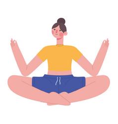 Woman Meditating Design