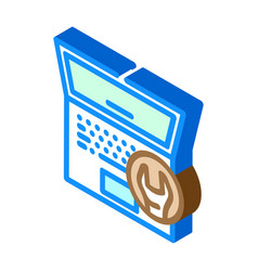 Laptop Maintenance Repair Computer Isometric Icon