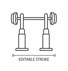 Squat Rack Linear Icon