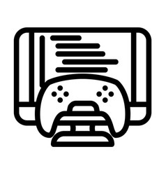 Programming Game Development Line Icon