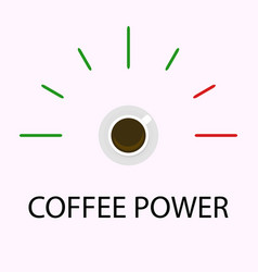 Coffee Power Indicator Level Rate Meter Energy