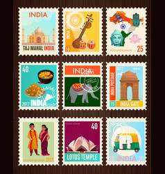 India Travel Stamp Cards