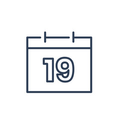 19 Calendar Icon 19 Date Icon For Appointment