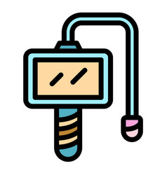 Endoscope Device Icon Color Outline