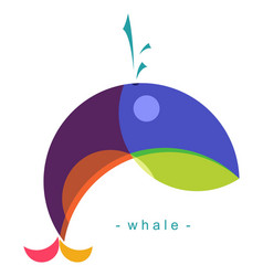 Sketch Logo Whale Fish