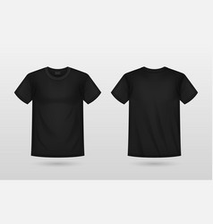 3d Realistic Black Tshirt Mockup Template