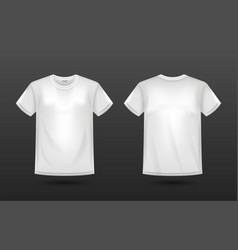 3d Realistic White Tshirt Mockup Template