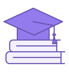 Education Color Icon Of Graduation Hat