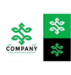 Letter S Nature Leaf Company Logo Design Brand