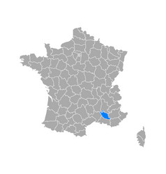 Map Of Vaucluse In France