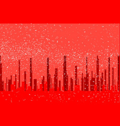 Red City Background