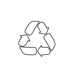 Recycle symbol Royalty Free Vector Image - VectorStock