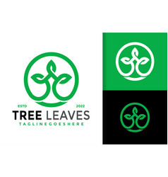 Tree Nature Leaf Company Logo Design Brand