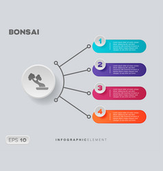 Bonsai Infographic Element