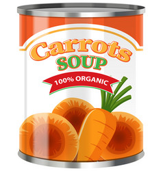 Carrot Soup In Food Can