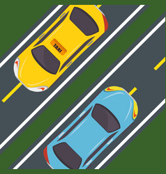 Cars Seen From Above Design