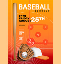 Baseball Realistic Poster