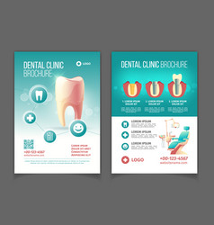 Dental Clinic Promo Flyer Cartoon Pages