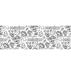 Mexico Doodle Pattern Cinco De Mayo Celebration