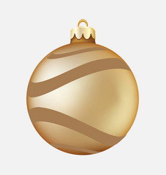 Volumetric Gold Christmas Ball-7