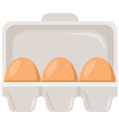 Fresh Eggs In Carton Box