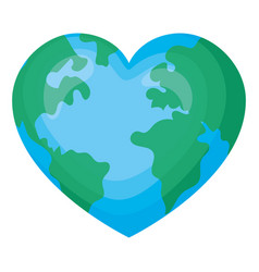 Heart World Globe