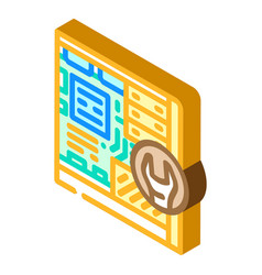 Computer Maintenance Repair Isometric Icon