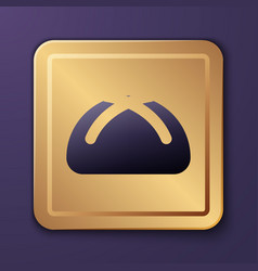 Purple Easter Cake Icon Isolated On