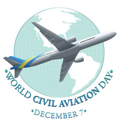 World Civil Aviation Day Banner Design