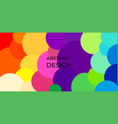 Bright Rainbow Abstract Background Banner