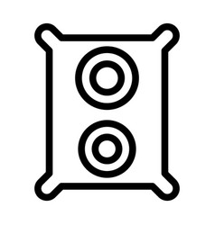 Speaker Thick Line Icon