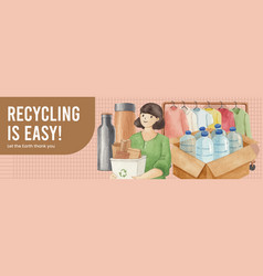 Facebook Ads Template With Global Recycling