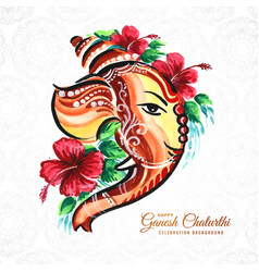 Indian Festival Happy Ganesh Chaturthi