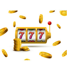 Slot machine Royalty Free Vector Image - VectorStock