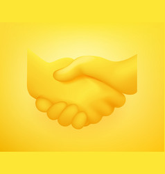 Men Shaking Hands Cute Emoji