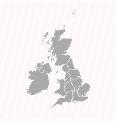 Detailed Map Of United Kingdom With States