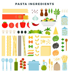 Set Ingredients For Making Pasta Different